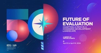 Cover image for Future of Evaluation event and blog