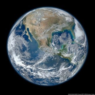 image of the earth from space